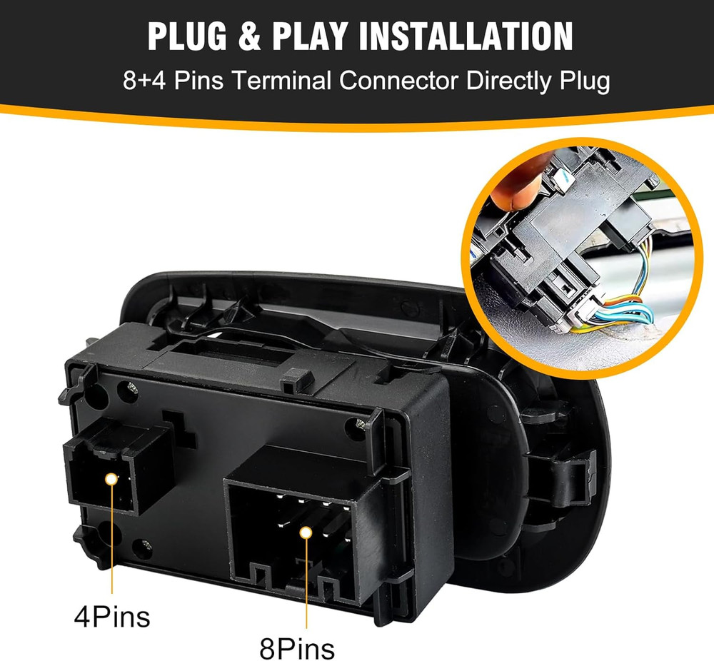 2014-19 Transit MK8 Custom 2015-21 Transit-150 250 350 Master Window Switch–Comp