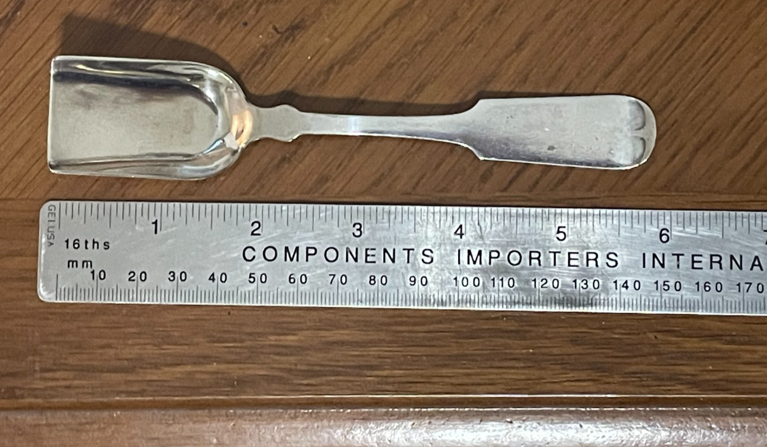 Antique  F. Curtis & Co. Hartford CT USA Coin Silver Spoon Shovel   20 g