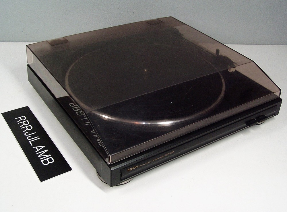 Denon DP-29F Automatic TURNTABLE Vinyl Record Player Tested & Working SEE VIDEO
