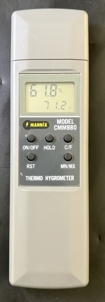 General Tools & Instruments Mannix Hand-held Thermohygrometer Cmm880 Vh1