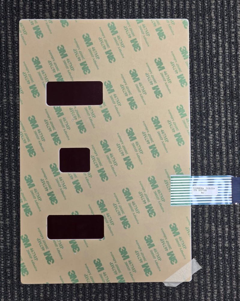 Revent Oven Control Panel Membrane Keypad P/N 50377206