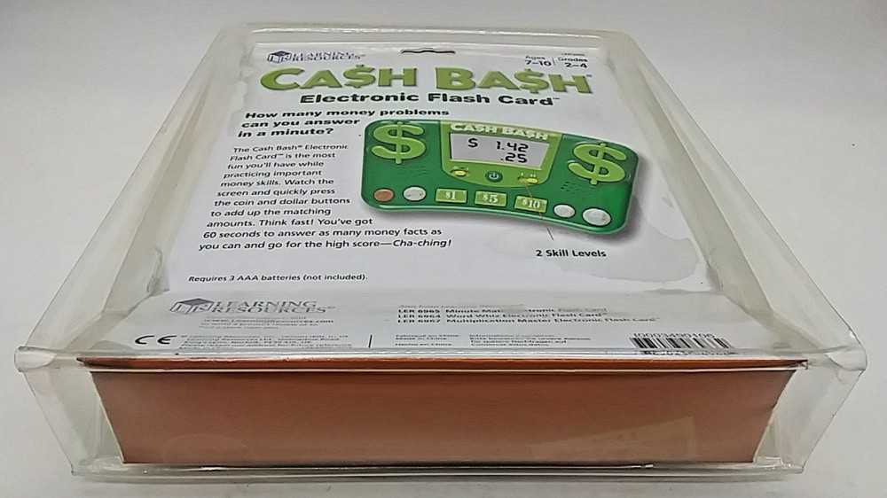 Cash Bash Electronic Money Learning Game, Educational Toy Learning Resources NEW