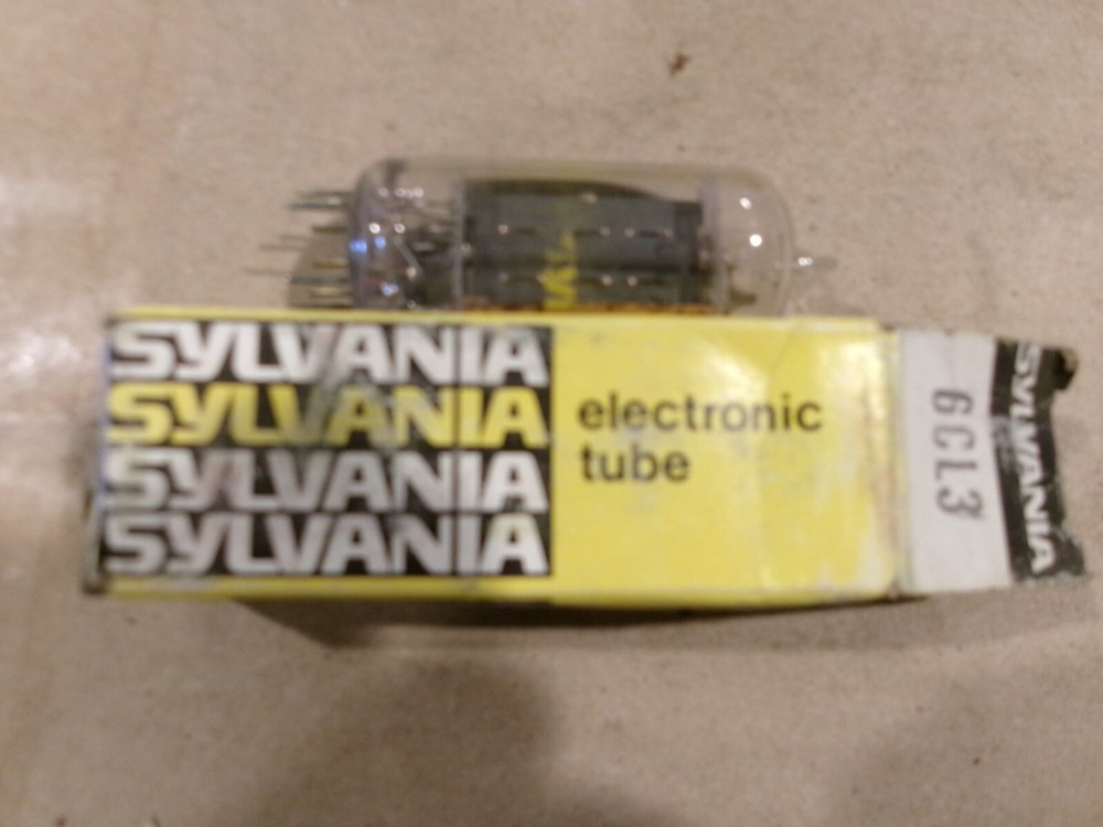 OEM VINTAGE ELECTRONIC TUBE SYLVANIA 6CL3