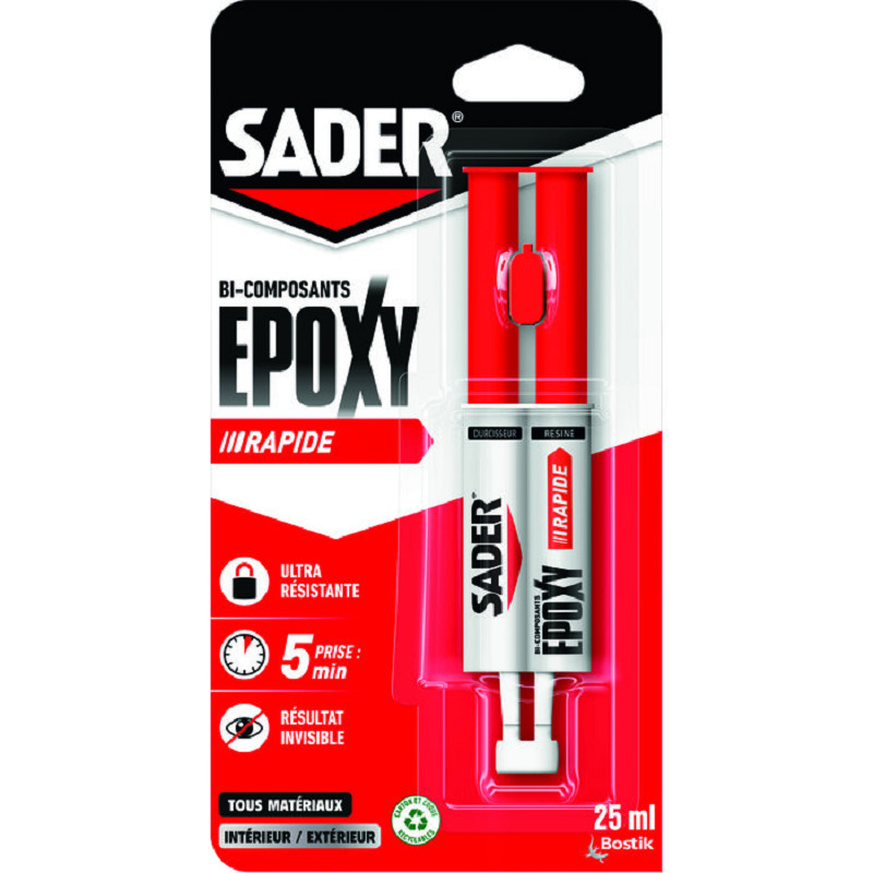 Glue Sader Epoxy Syringe 25 ML Plug Quick