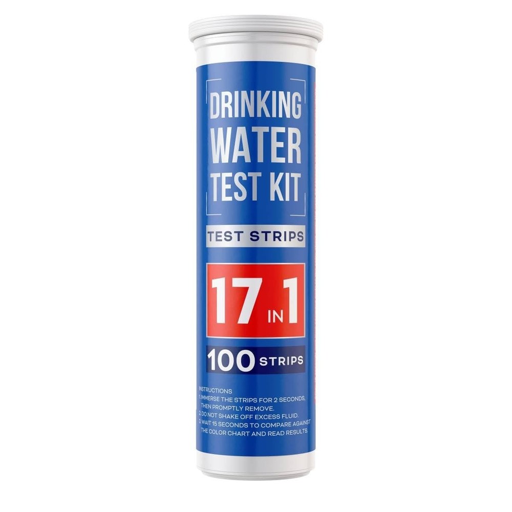 Easy-to-Use 20 in 1 Water Testing Kit - 120 Strips for Safe & Clean Drinking