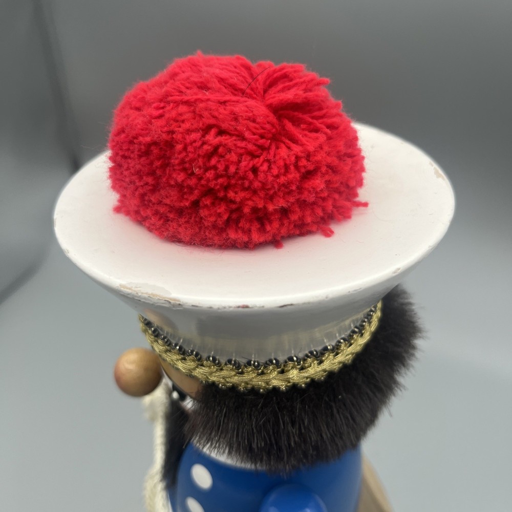 STEINBACH NUTCRACKER GERMAN WOODEN NUTCRACKER CHUBBY SAILOR S1321 Naval Captain