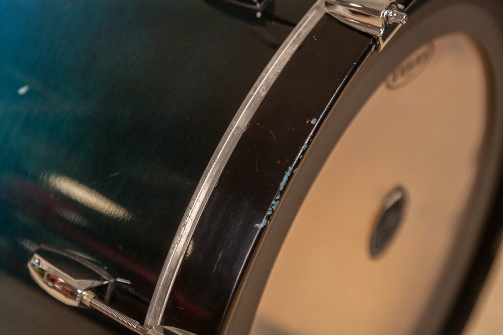 Pearl Session Custom Maple Marine Blue Fade Drum Set