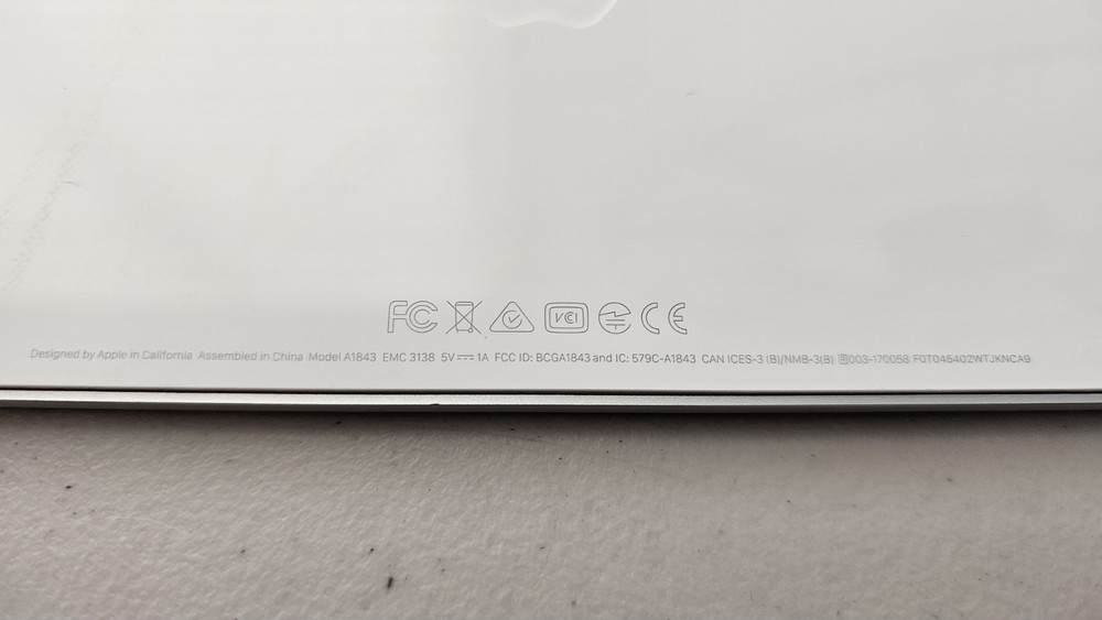 Apple A1843 Wireless Rechargeable Bluetooth Magic Keyboard With Numeric Keypad