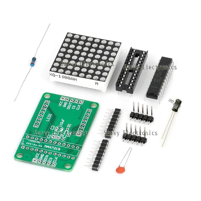 MAX7219 Dot Matrix Module MCU Control Display Module DIY Kit for Arduino