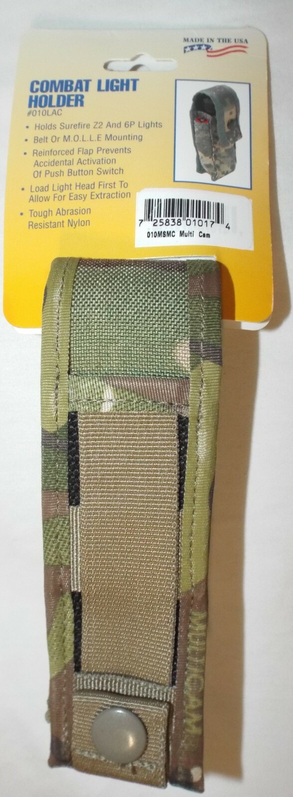 Raine Inc US Army Multicam OCP Molle Combat Surefire Light Pouch Holder 010MSMC