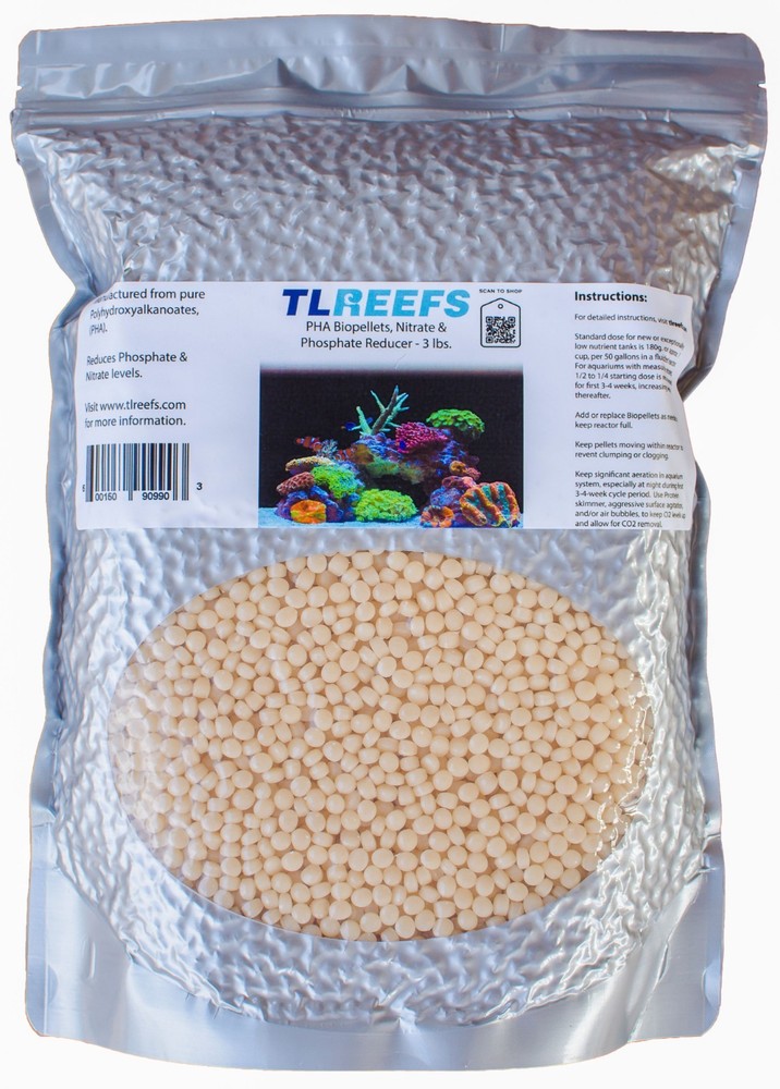 Biopellets, Aquarium Nitrate & Phosphate Reducing PHA Granules, 3lbs Free Ship!