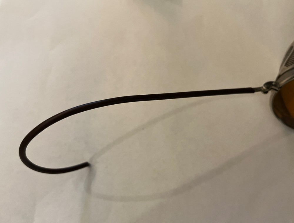 Welsh Manufacturing Co Yellow Tinted Safety Glasses With Metal Case