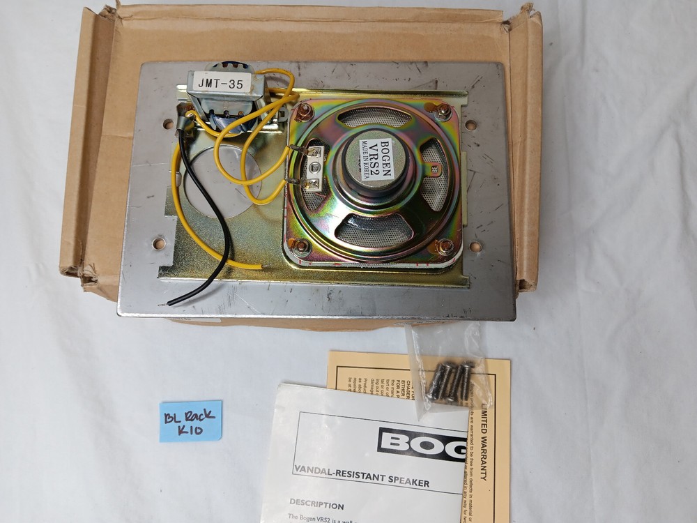 Bogen VRS2 Vandal Resistant Speaker Metal