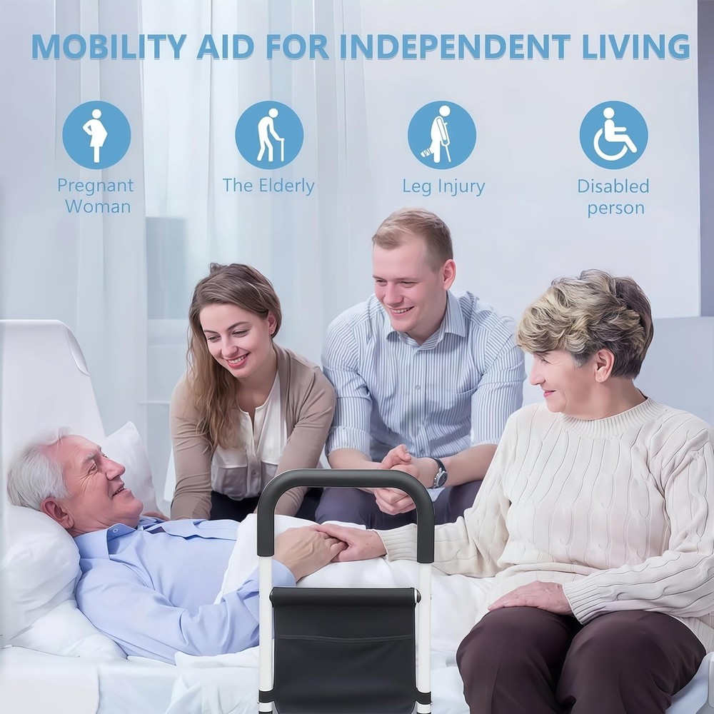 Bed Rails for Elderly Adults Safety, universal, Scalable Base-without Light