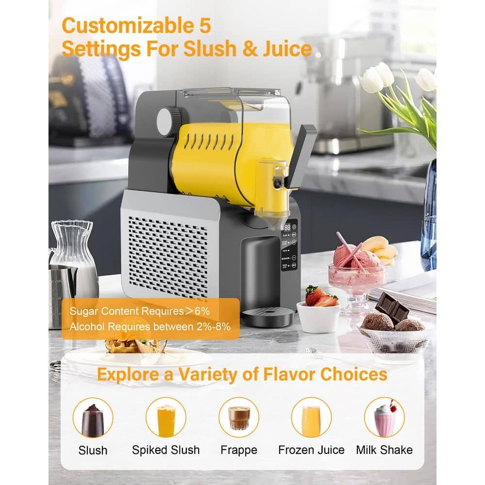 Velivi 88 oz. Slushie Snow Cone Machine with Self-Cleaning Function Technology