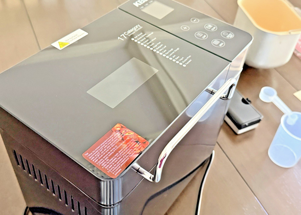 KBS Premium Bread Maker Ceramic Pan 17‑in‑1 – Tested Extra Paddle Preowned