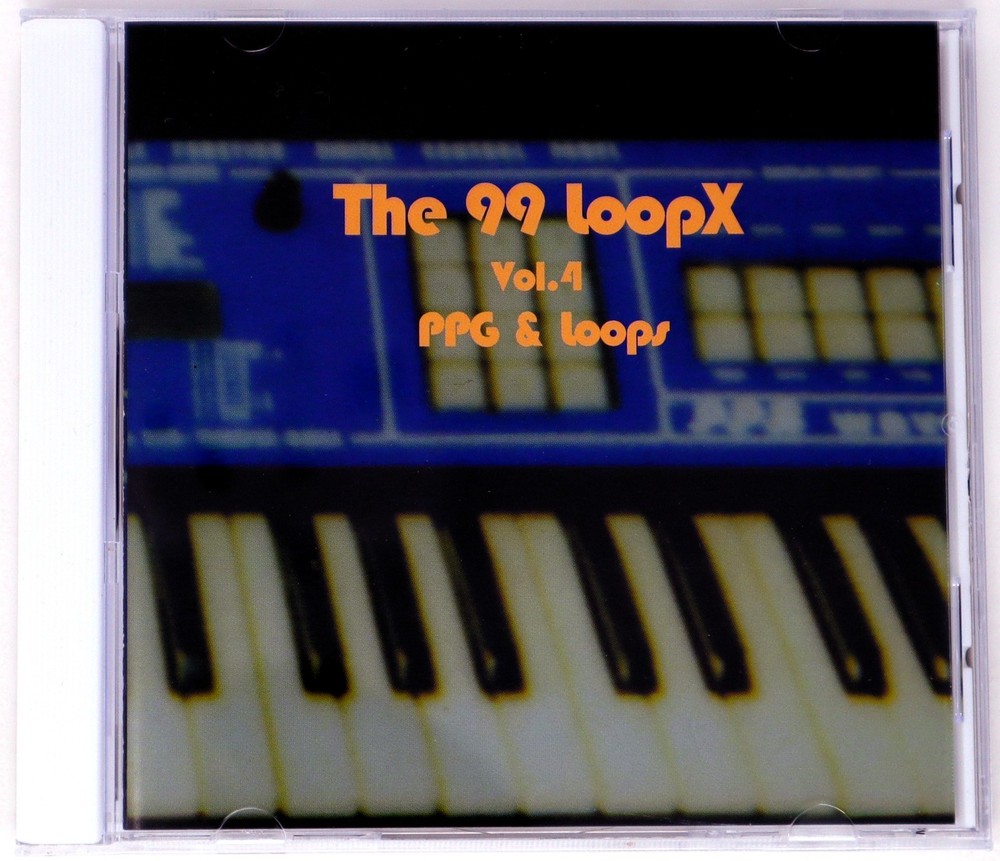 Kaeru Cafe The 99 Loop X Vol.4 PPG & Loops Sample/Sound Library/Sampling CD