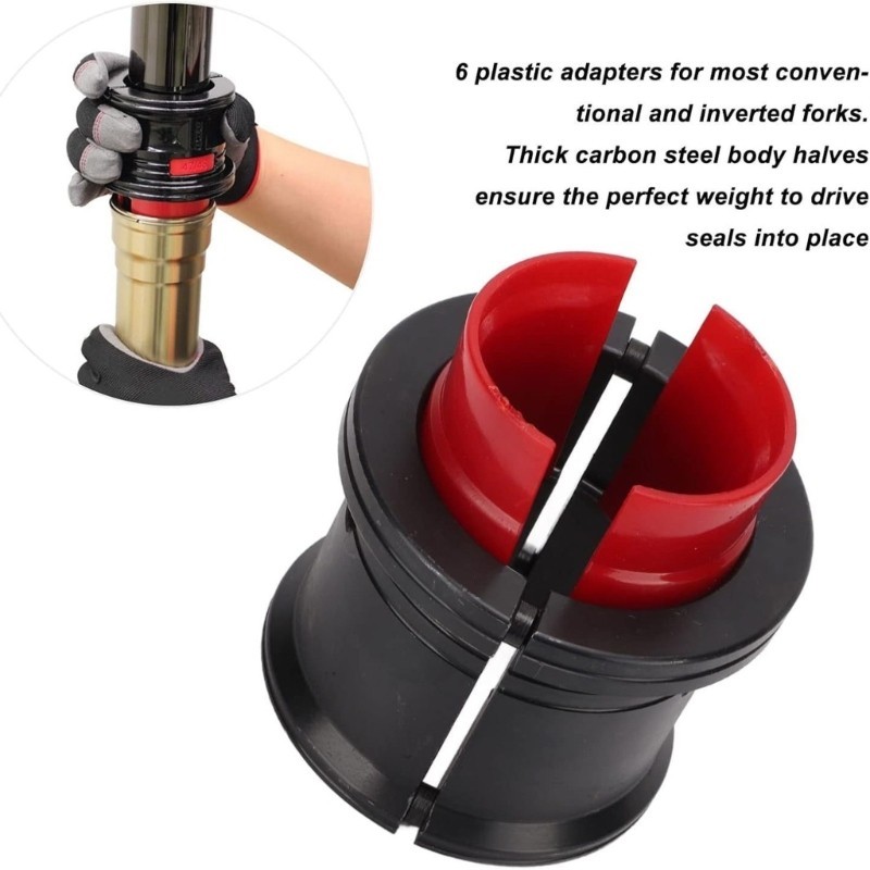 Motorcycle Fork Seal Driver Tool Kit 35mm-50mm Adjustable Fork Seal Repair Tool