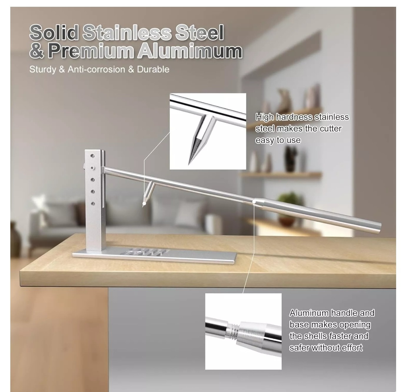 Oyster Shucker Machine Oyster Opener Tool Kit with 5 Adjustable original $48