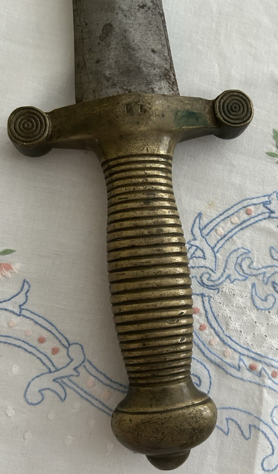 Antique US Civil War? French Artillery Short Sword W/Hallmarks