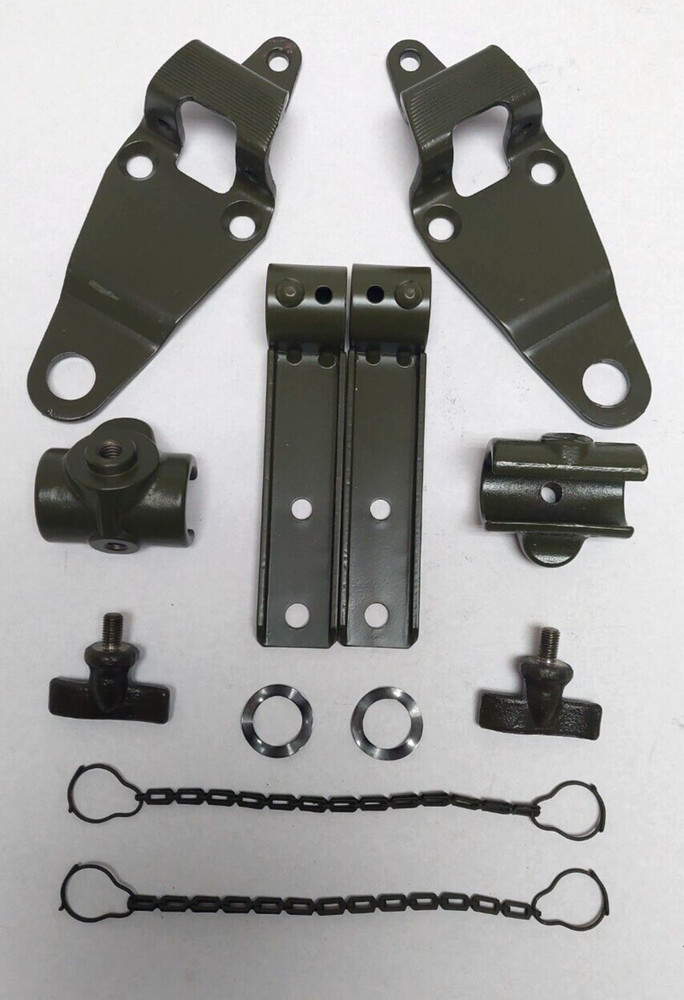 Willys MB ✅( A2754-K-SG ) Top Bow Complete Bracket Hardware Set, G503