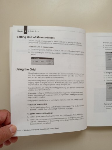 Punch Software Master Landscape Pro Home Design User's Guide Manual Only