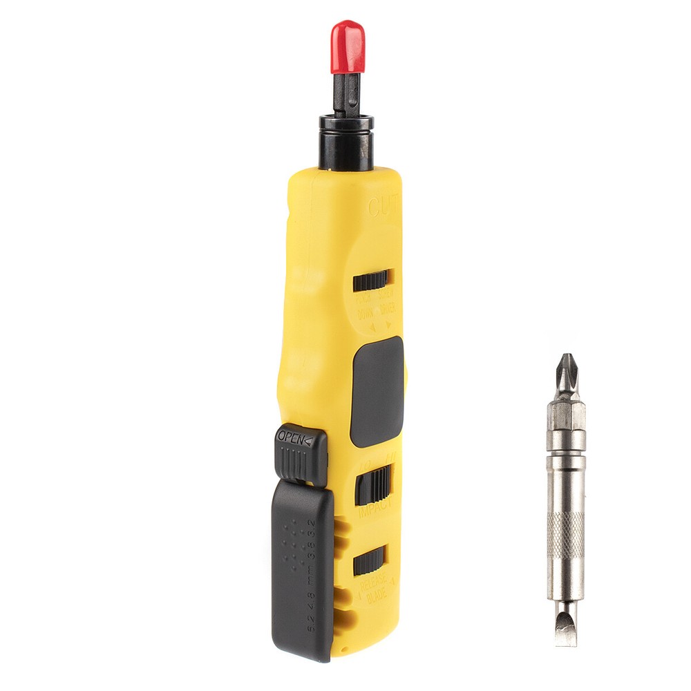 Multi Function Module Network punching Tools Punch Down Impact w/ Wire Insertion