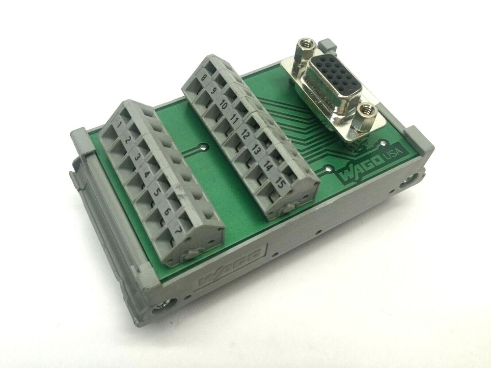 Wago D Sub 15 Terminal Module 312DV