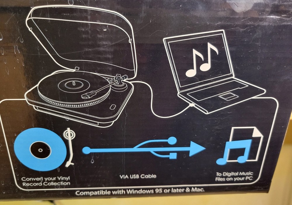 Innovative Technology ITUT400 Turntable Encode Vinyl to PC CD Laptop Memory Chp