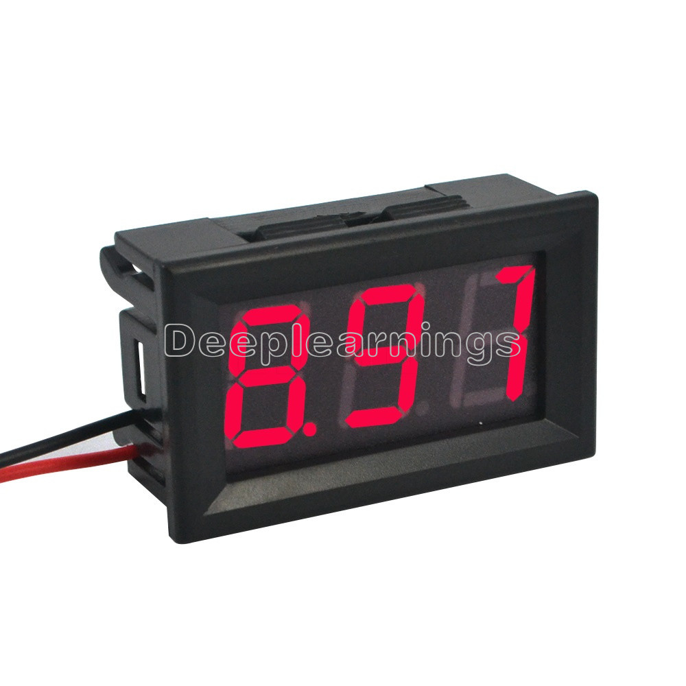 0.56" Red DC4.5-30V Voltmeter LED Panel Three Digital Display Volt Voltage Meter