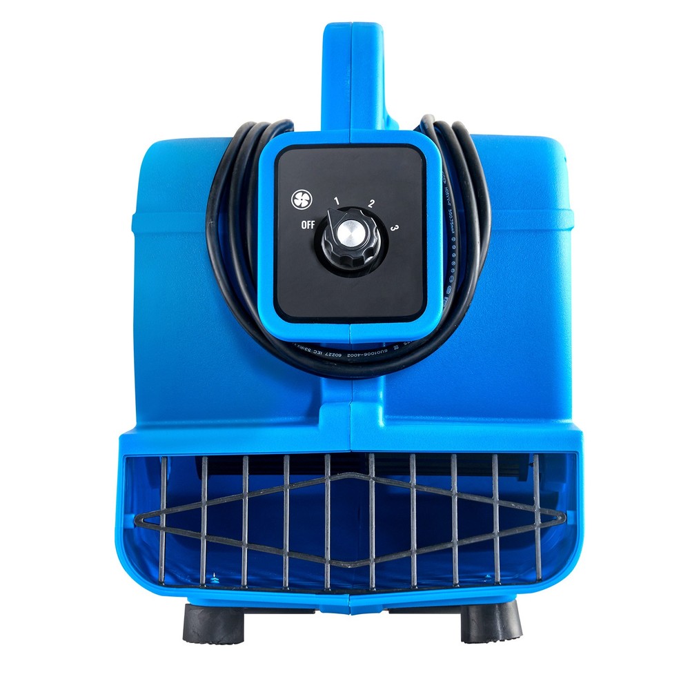 Floor Blower Air Mover, 600 CFM 3-Speed Adjustable w/ 4 Angles Timer
