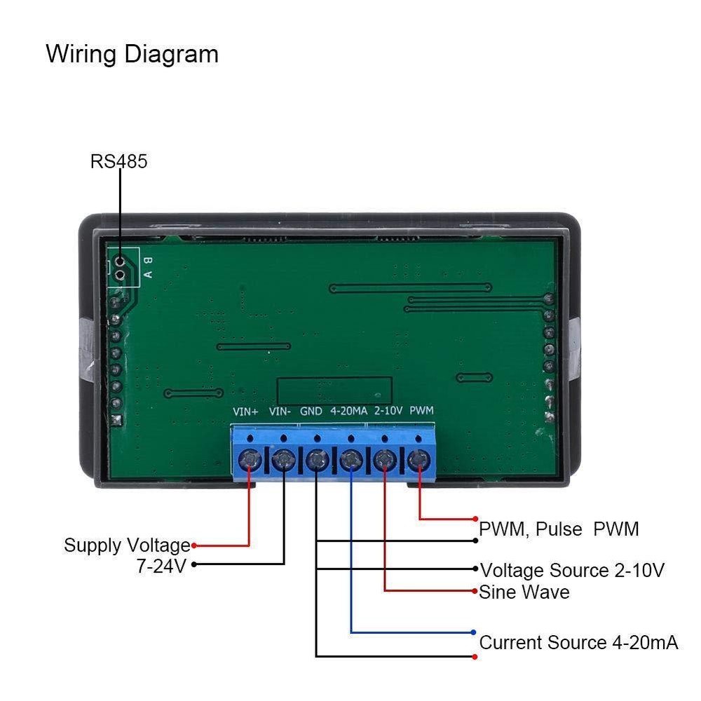Signal Generator Module, Function Signal Generator 4-20mA 2-10V LCD Display PWM