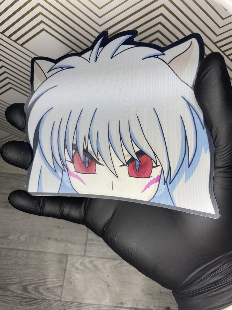 Inuyasha 3D Lenticular Motion Car Sticker Decal Peeker