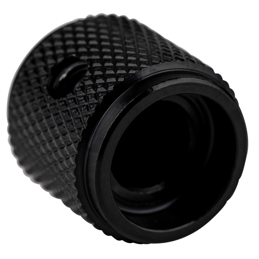 Small Aluminum Amp Pot Knob Black