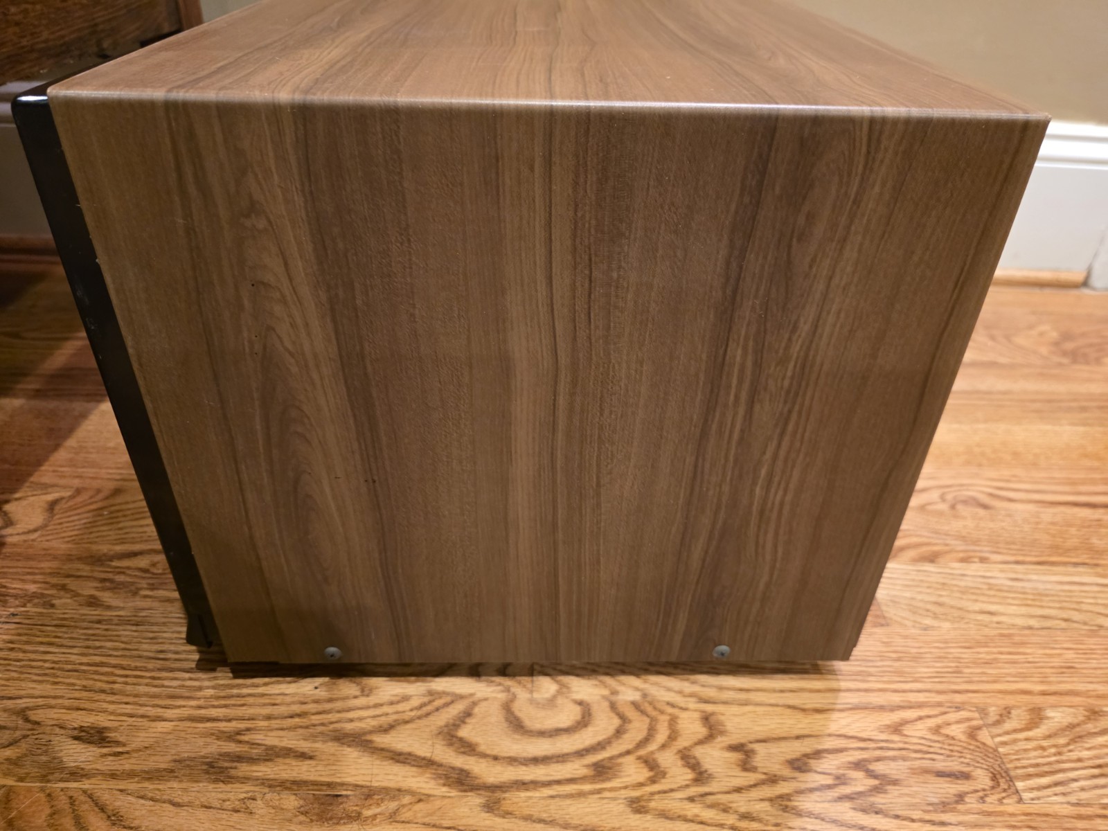 Vintage Sharp Carousel Microwave Oven Model R-4A70 1988 Faux Wood Grain CLEAN