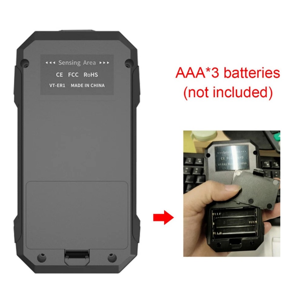 EMF Meter Radiation Detector with LCD Display for RF and Magnetic Field Testing
