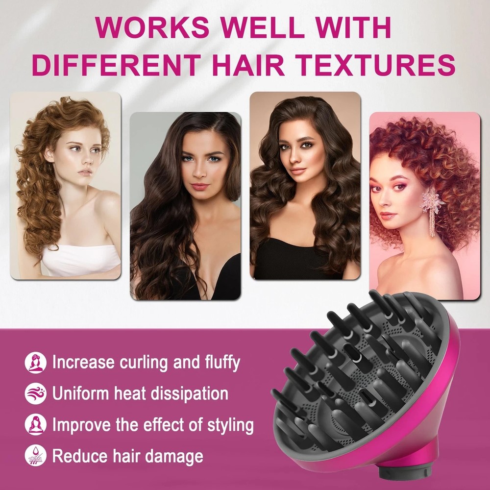 Upgraded Diffuser Attachment for Dyson Airwrap HS05 HS03 HS01 Hair Styling Tool