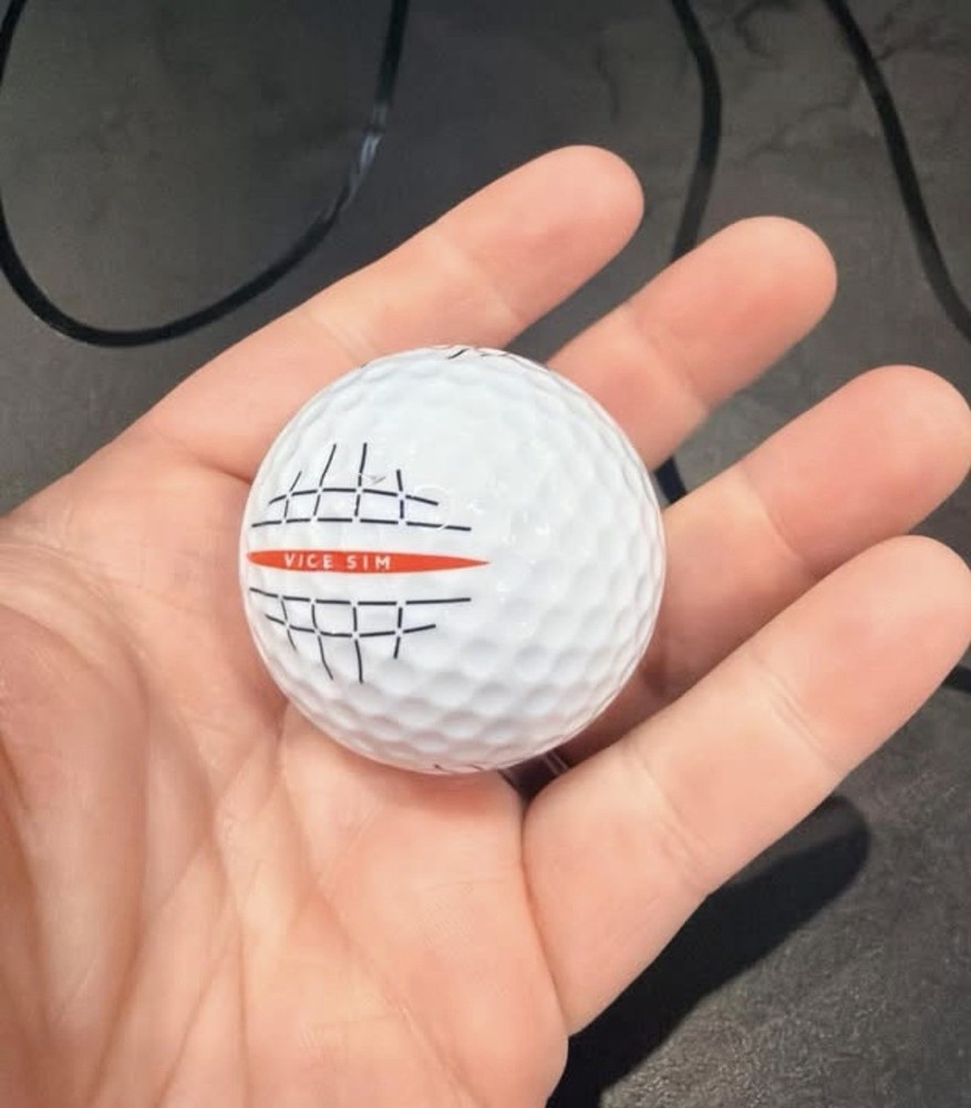 Rare Vice Sim Simulator Golf Ball 3 Pack PROTOTYPE