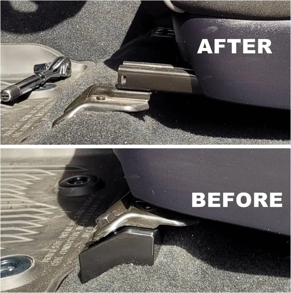 Black Front of Seat 1-1/4" Riser Seat Spacers Jackers Lift Kit For Toyota Tacoma