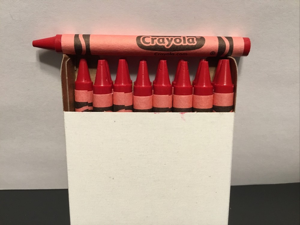 (16) Crayola Crayons (wild strawberry) BULK