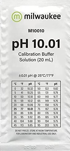 Milwaukee pH Tester Calibration/Buffer 10.01 Solution - Lot of 3
