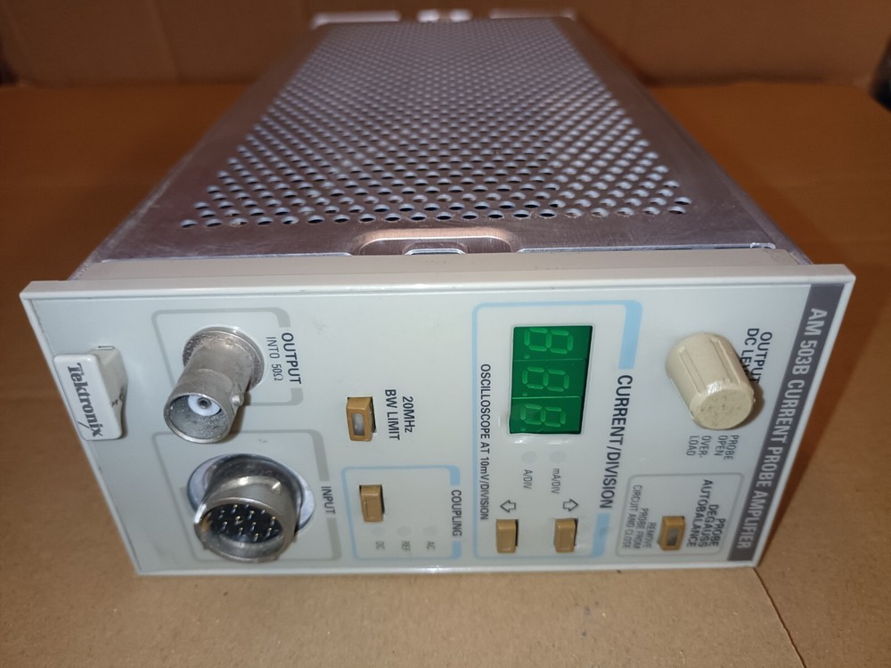 Used Tektronix AM503B Current Probe Amplifier Express DHL or FedEx