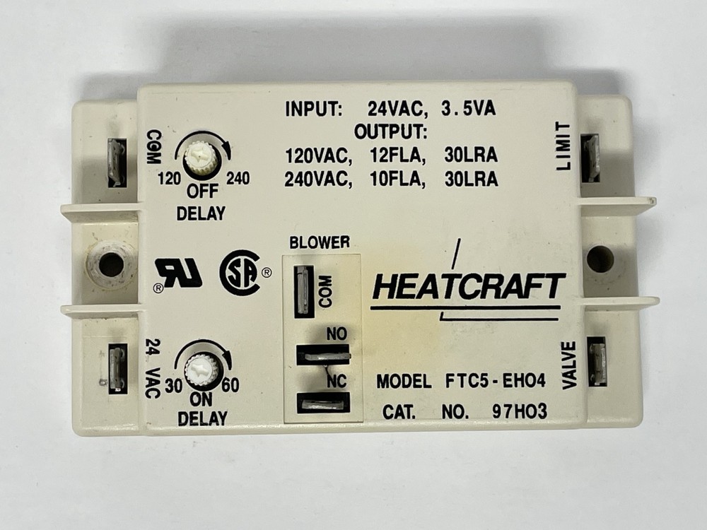 Heatcraft FTC5-EHO4 Fan Cycling / Temperature Control