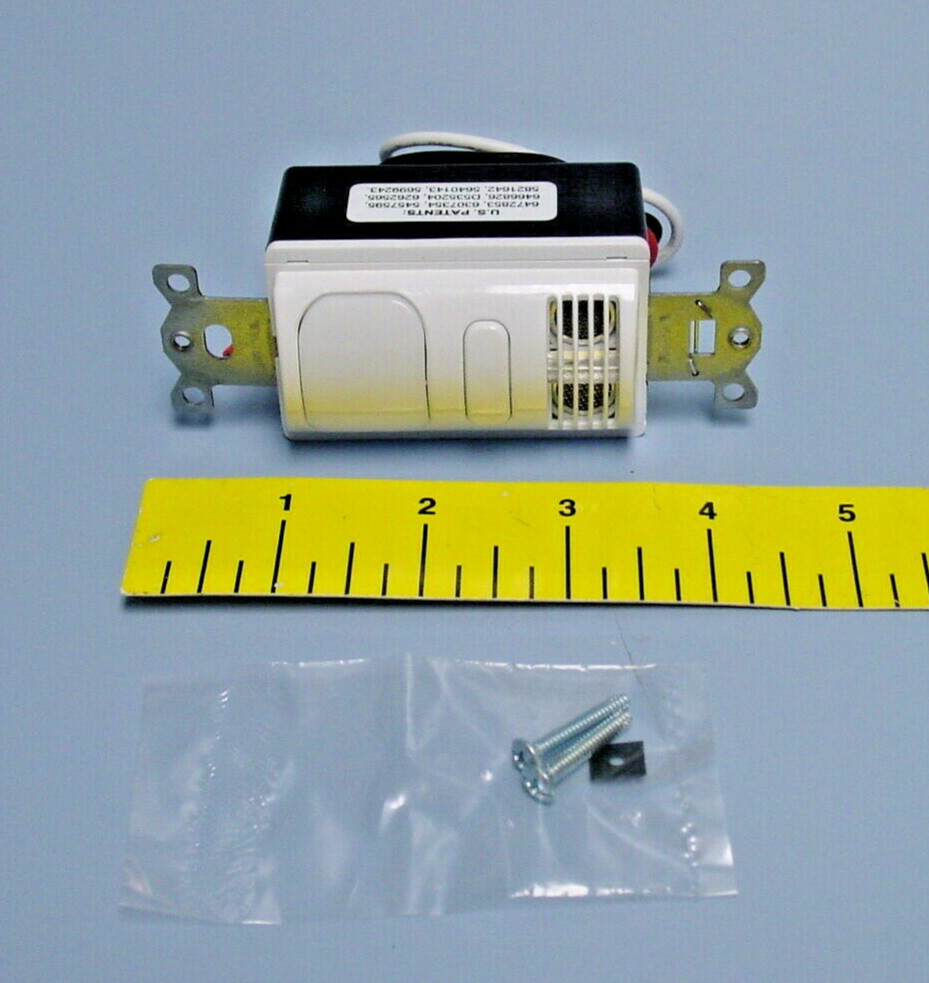 Hubbell LHMTS1-N347-WH LightHAWK PIR & US 1-Circuit Vac / Occ Wall Switch