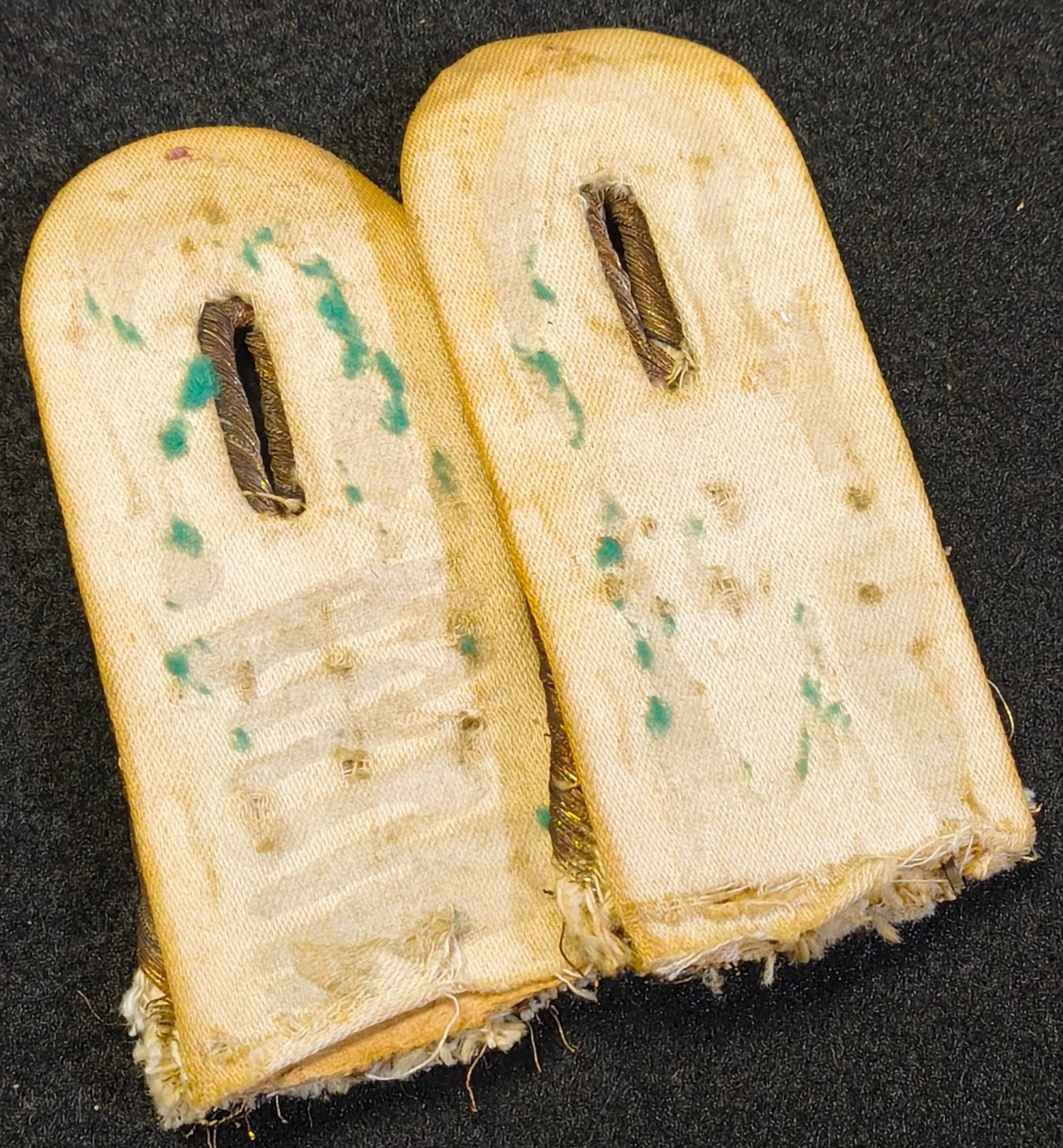 Original WW1 German Imperial Army Officer Infantry Epaulette Shoulder Boards