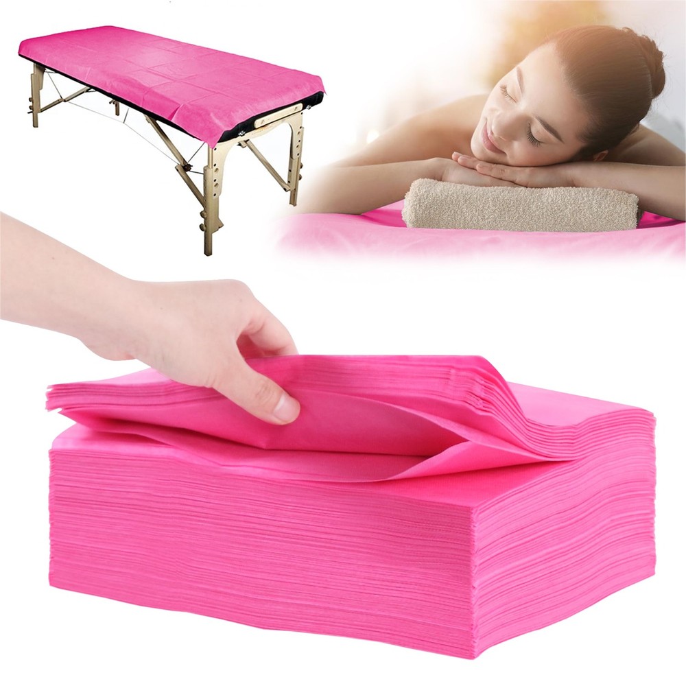 31 x 71 Disposable Bed Sheets for Massage Table Waterproof Massage Table Shee...