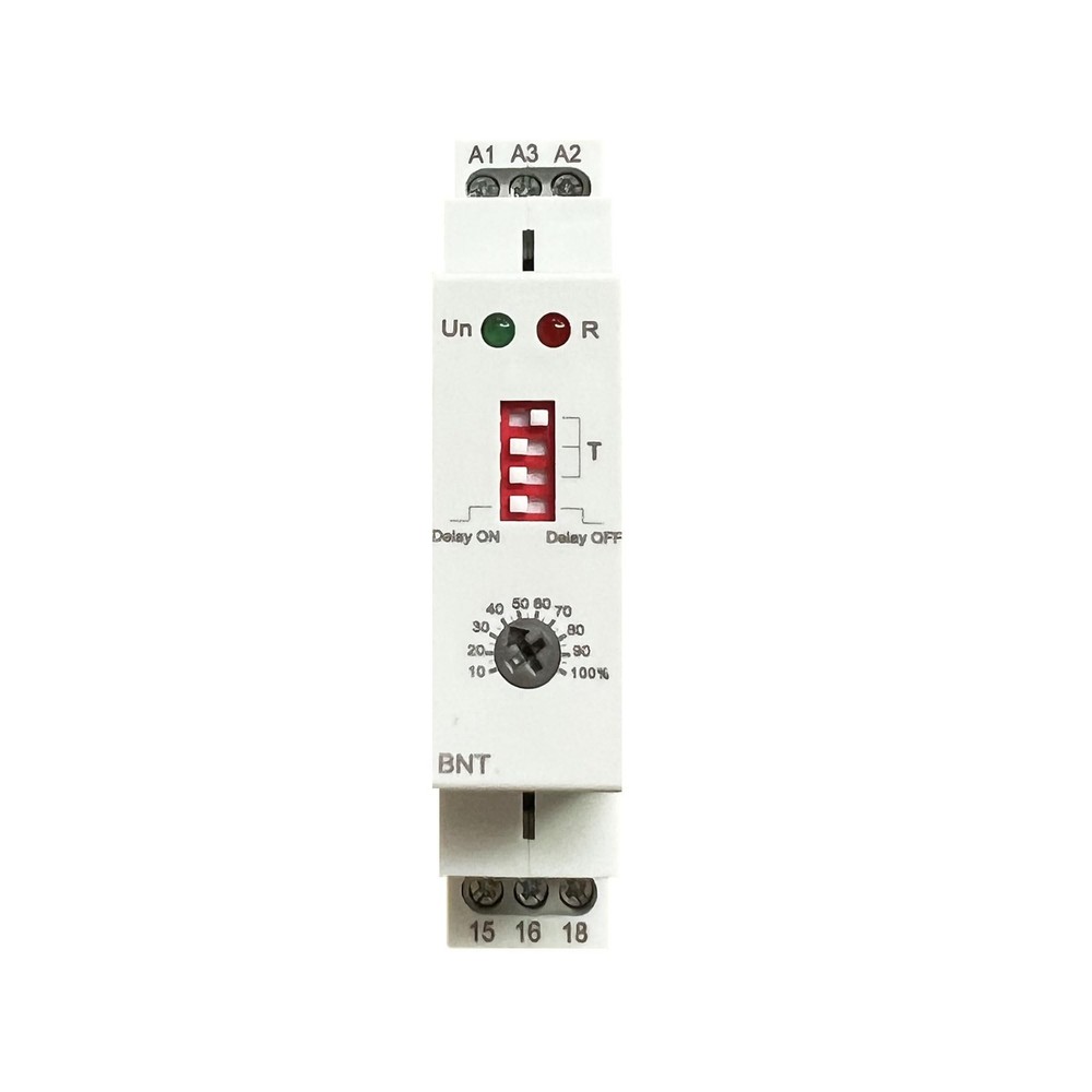 BNT 10A Dual Function Timer Relay Delay On Delay Off Relay AC230V&DC24V Time ...