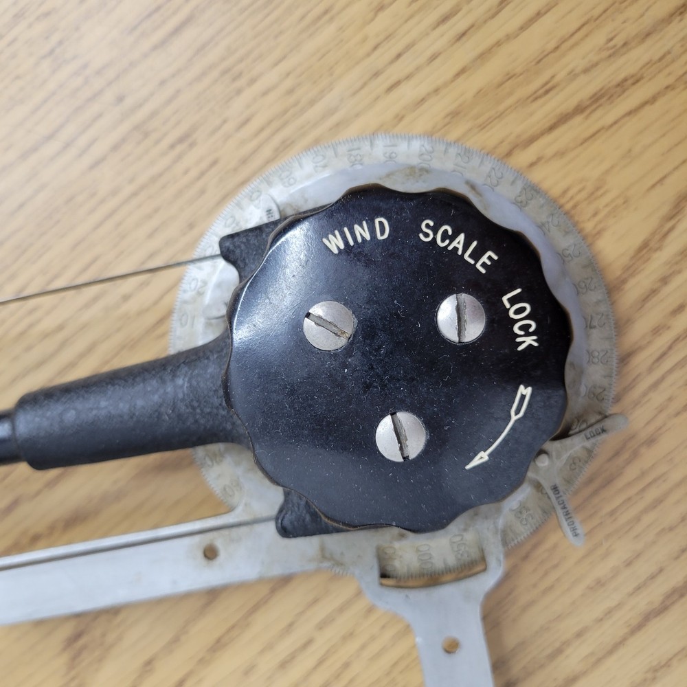 VINTAGE Parallel Motion AIRCRAFT PROTRACTOR Drafting Tool