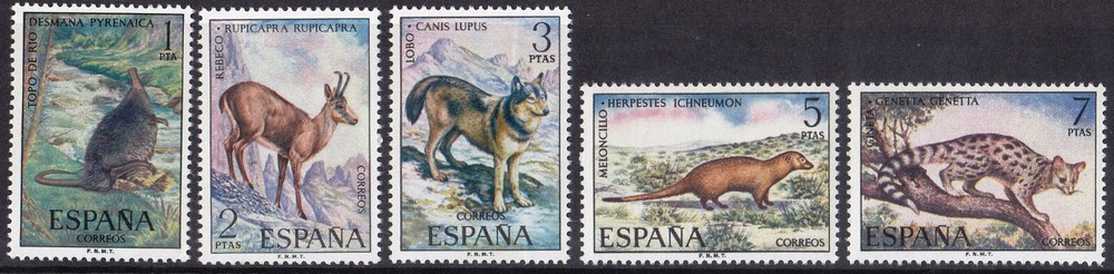 Spain - 1972 (2102-2106) Mint never Hinged - Animals