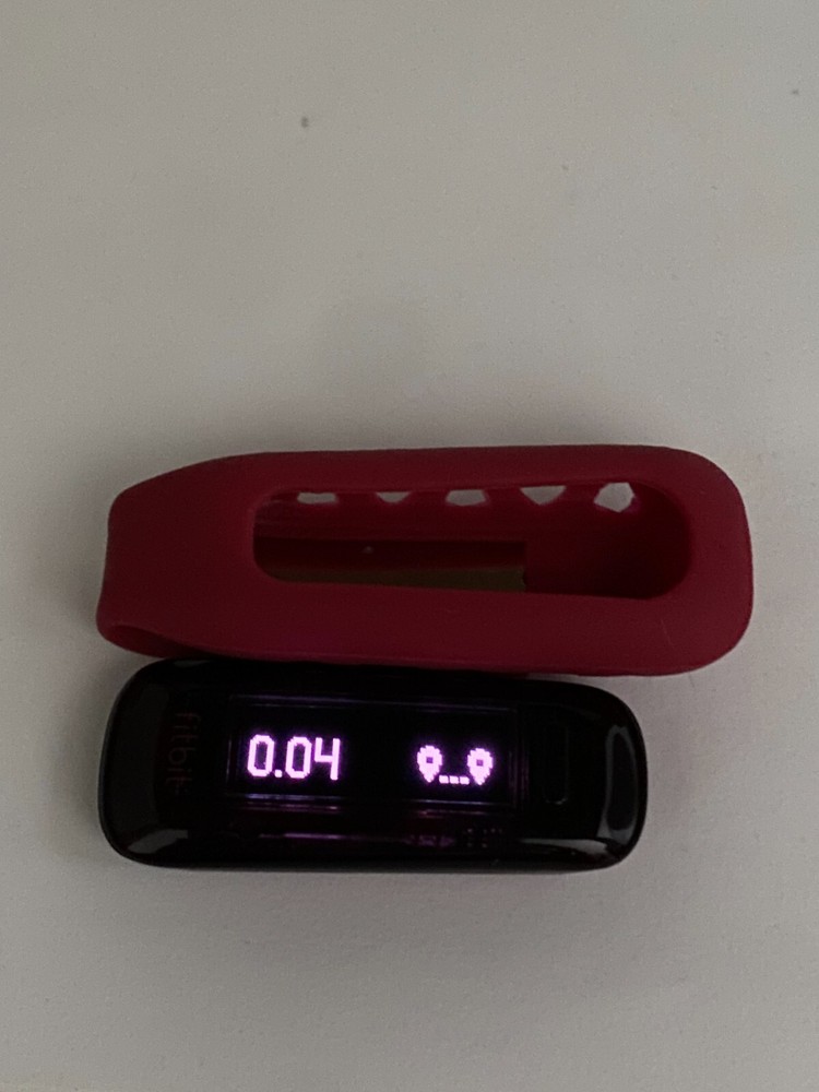 Fitbit One Red & Holder - version 6.46 new battery. PLEASE READ THE DESCRIPTION!